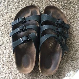 Three strap Birkenstock’s